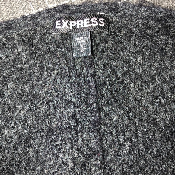 Dark Gray EXPRESS Cardigan - Gently Worn! - Picture 4 of 4
